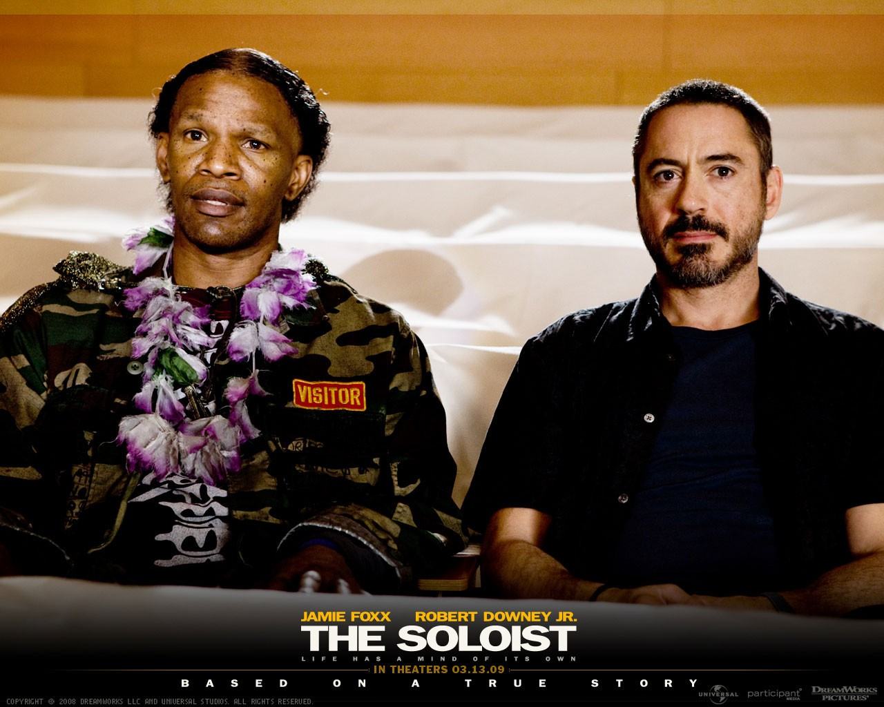 Обои Актеры из фильма Солист, The Soloist 1280x1024