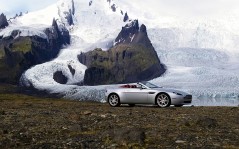 Aston Martin V8 Vantage Roadster Silver / 1280x1024