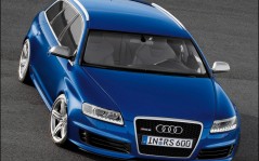 Blue Audi RS6 / 1280x1024