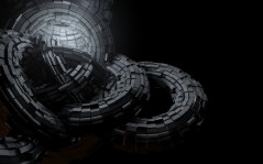 Черные спирали / 1920x1200
