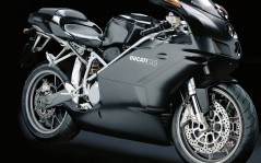 Чёрный Ducati 749 / 1600x1200