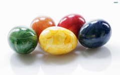 Цветные яйца к Пасхе / 1920x1200