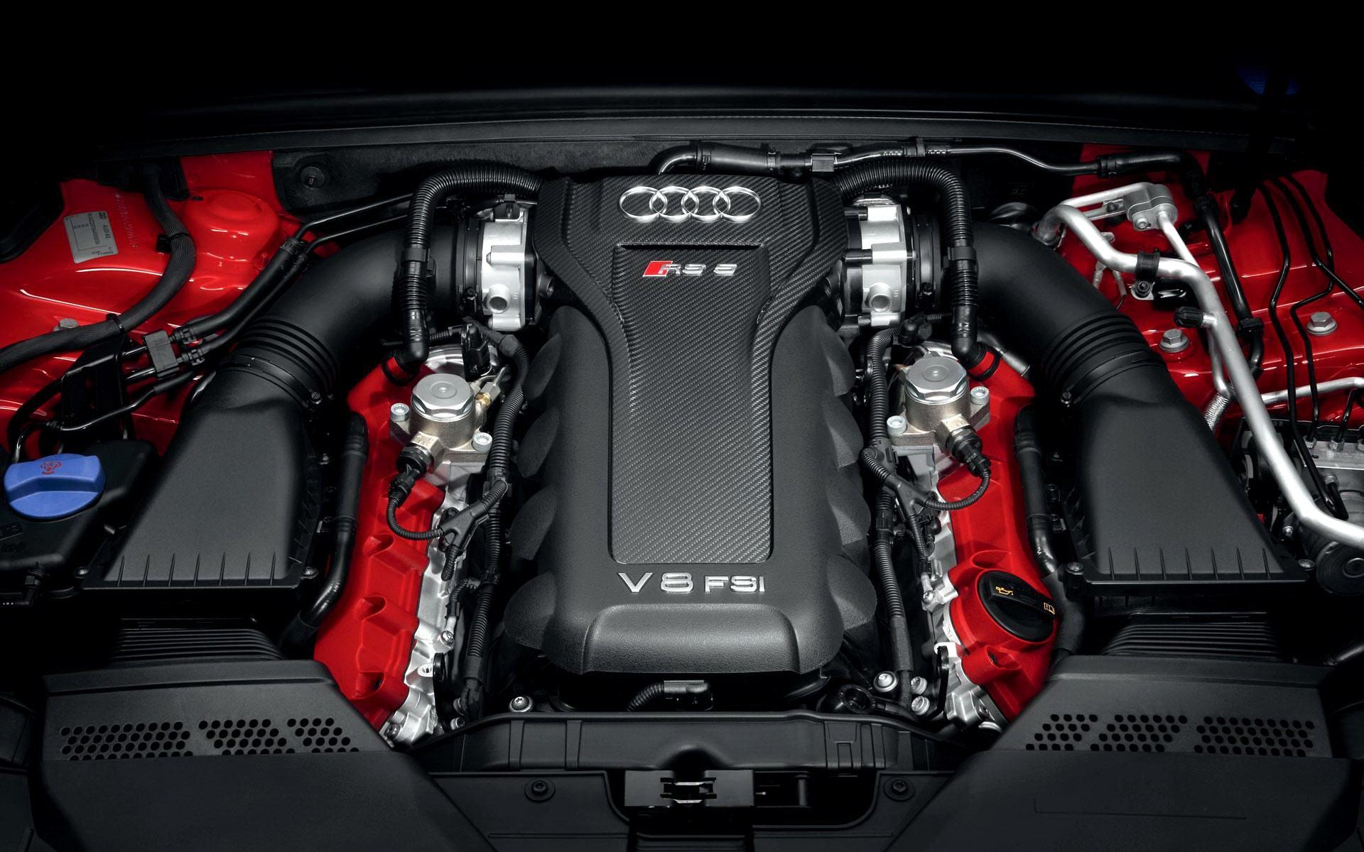 Обои Двигатель Audi RS5 V8 fsi 1920x1200