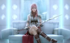 Final Fantasy XIII, девушка с мечом / 1920x1200