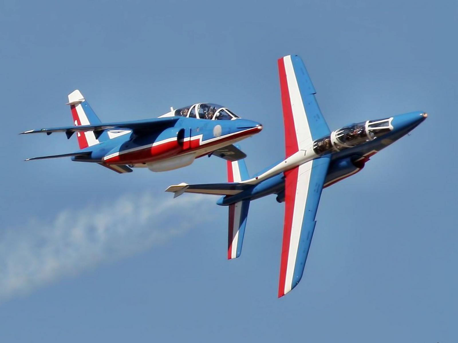 Обои Французские самолёты 1600x1200
