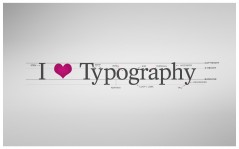 I love typography / 1920x1200