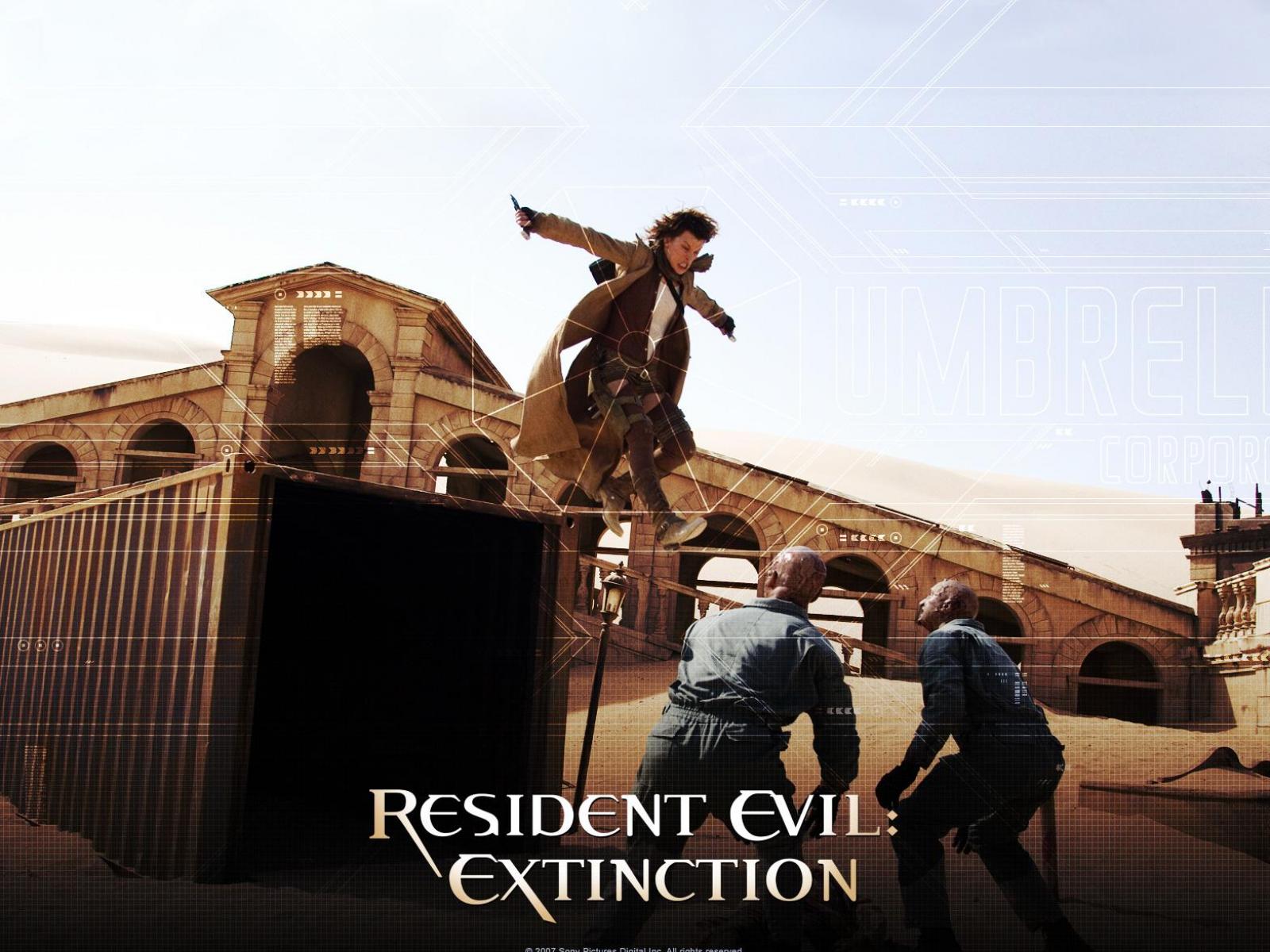 Обои К фильму Resident Evil: Extinction с Милой Йовович 1600x1200