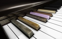 Клавиши пианино / 1600x1200