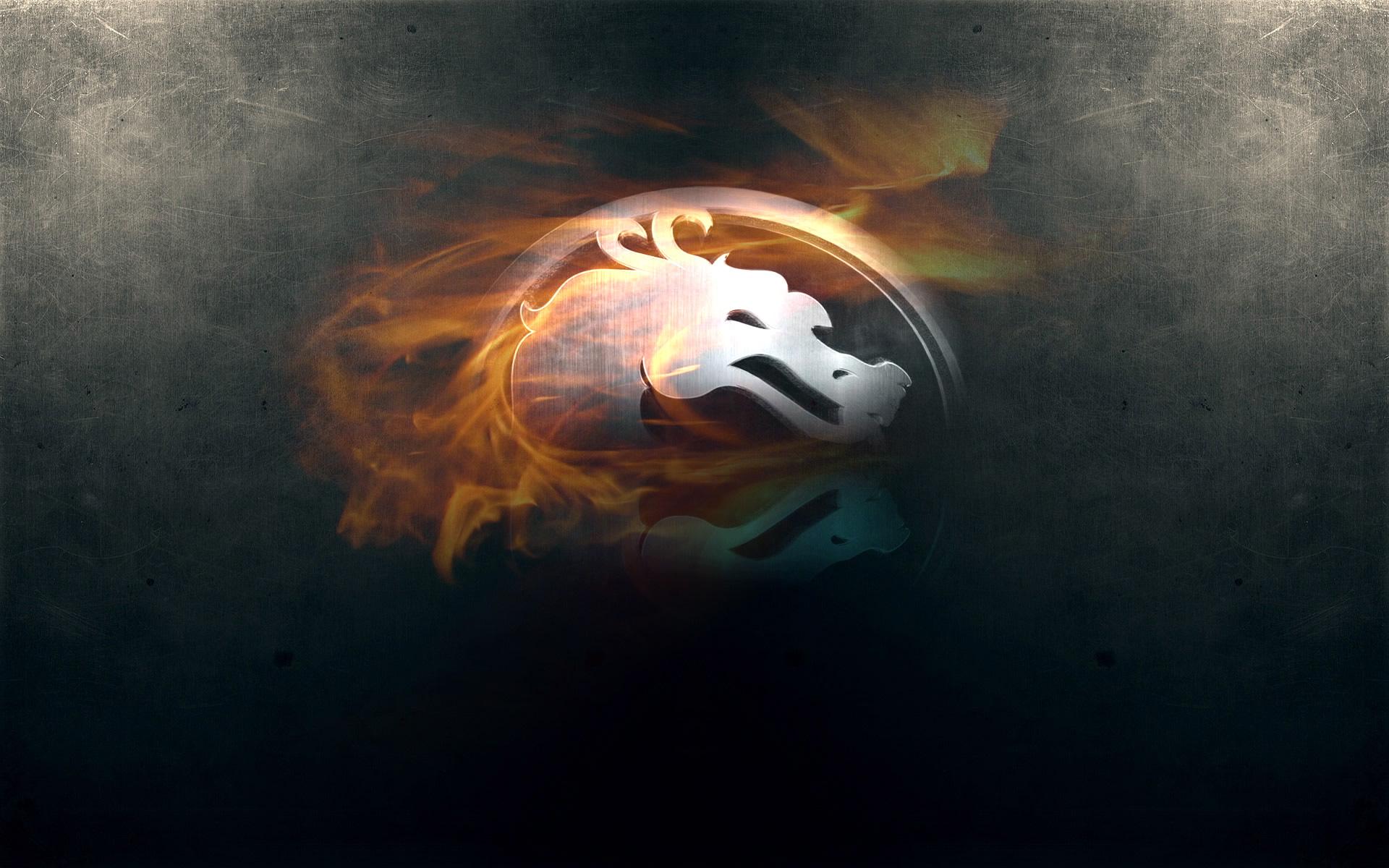 Обои Логотип игры Mortal Combat 2011 1920x1200