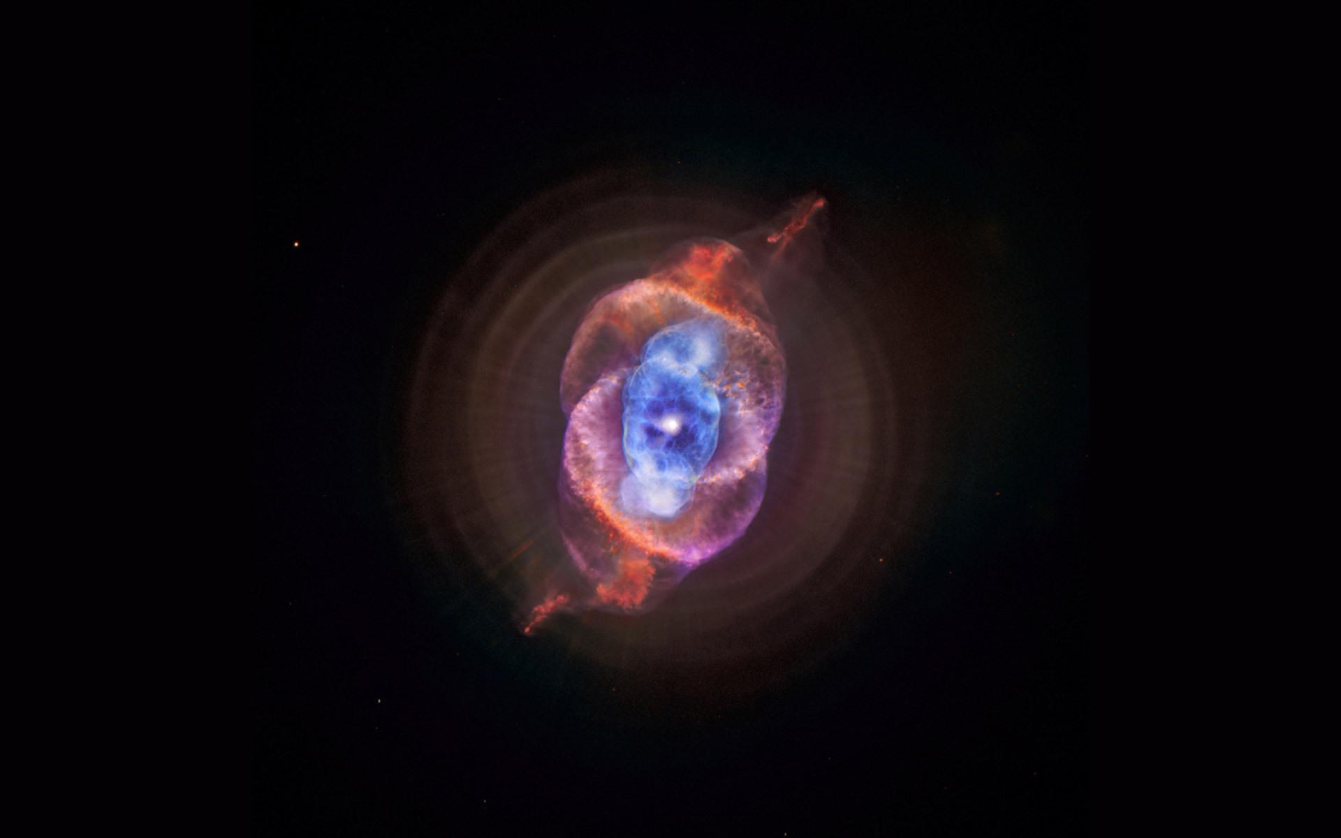 Обои Nebula cat's eye, туманность 1920x1200