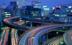 Ночной город Токио - на рабочий стол, тема города / 1600x1200