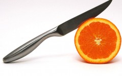 Нож и апельсин / 1280x1024