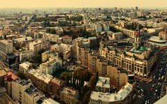 Панорама Российского города / 1920x1080