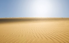 Пустыня Сахара в разгар дня / 1920x1200