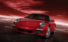 Red Porsche / 1600x1200