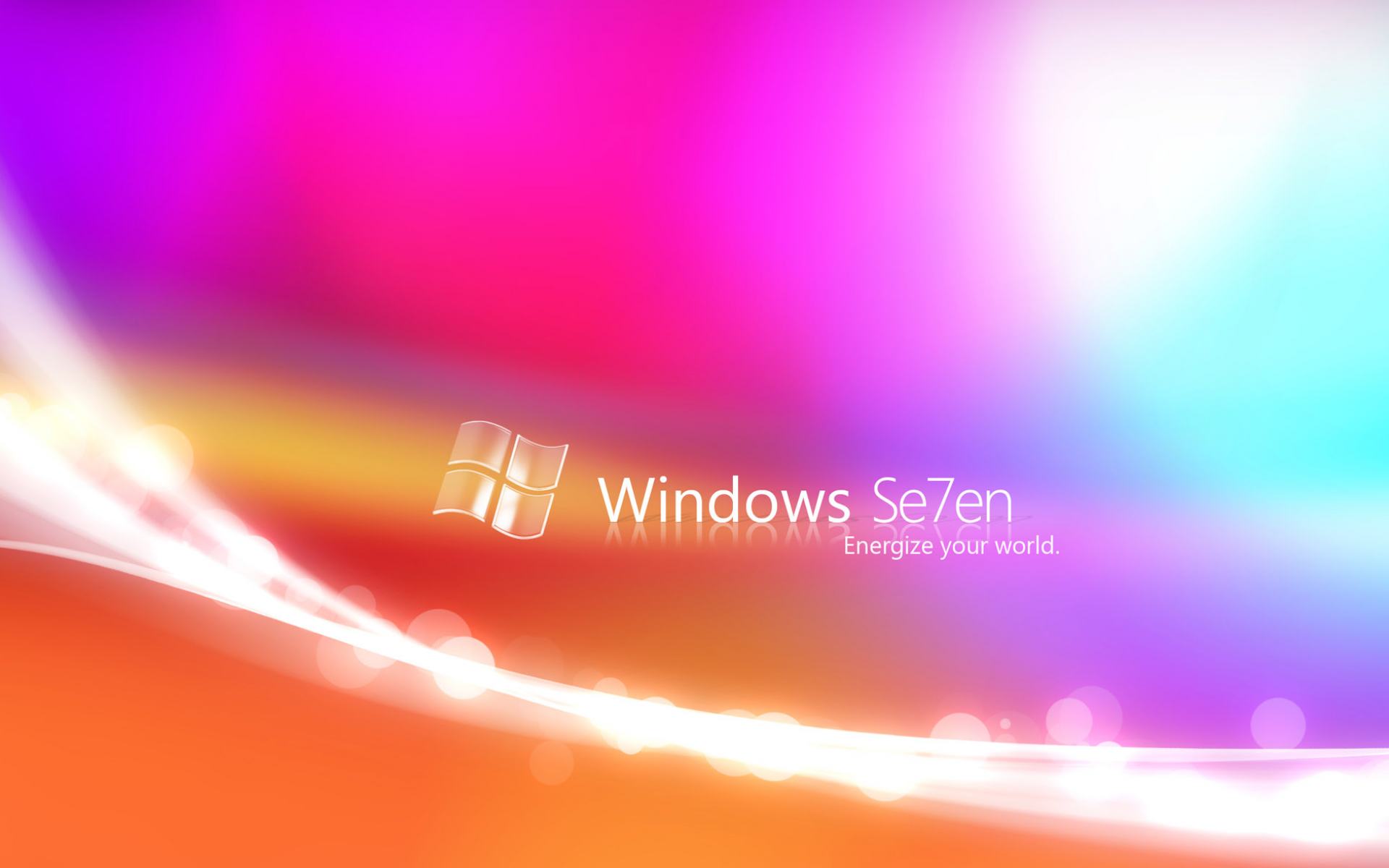 Обои Розовые Windows 7 скачать бесплатно 1920x1200