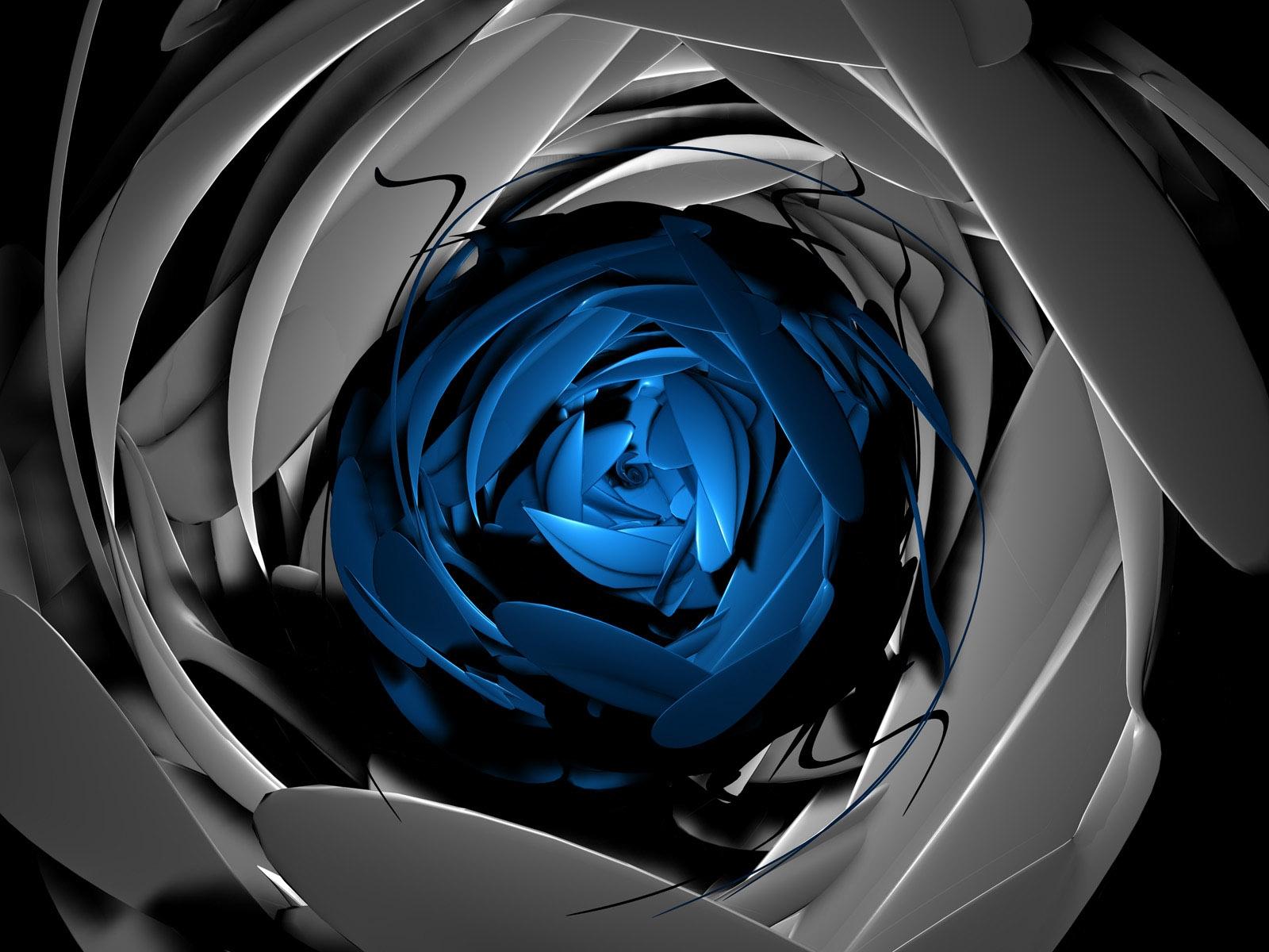 Обои Синяя роза 1600x1200
