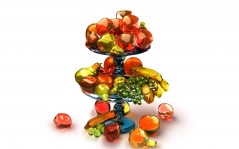 Стеклянные фрукты / 1680x1050