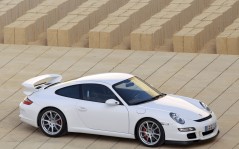 White Porsche 911 GT3 / 1600x1200