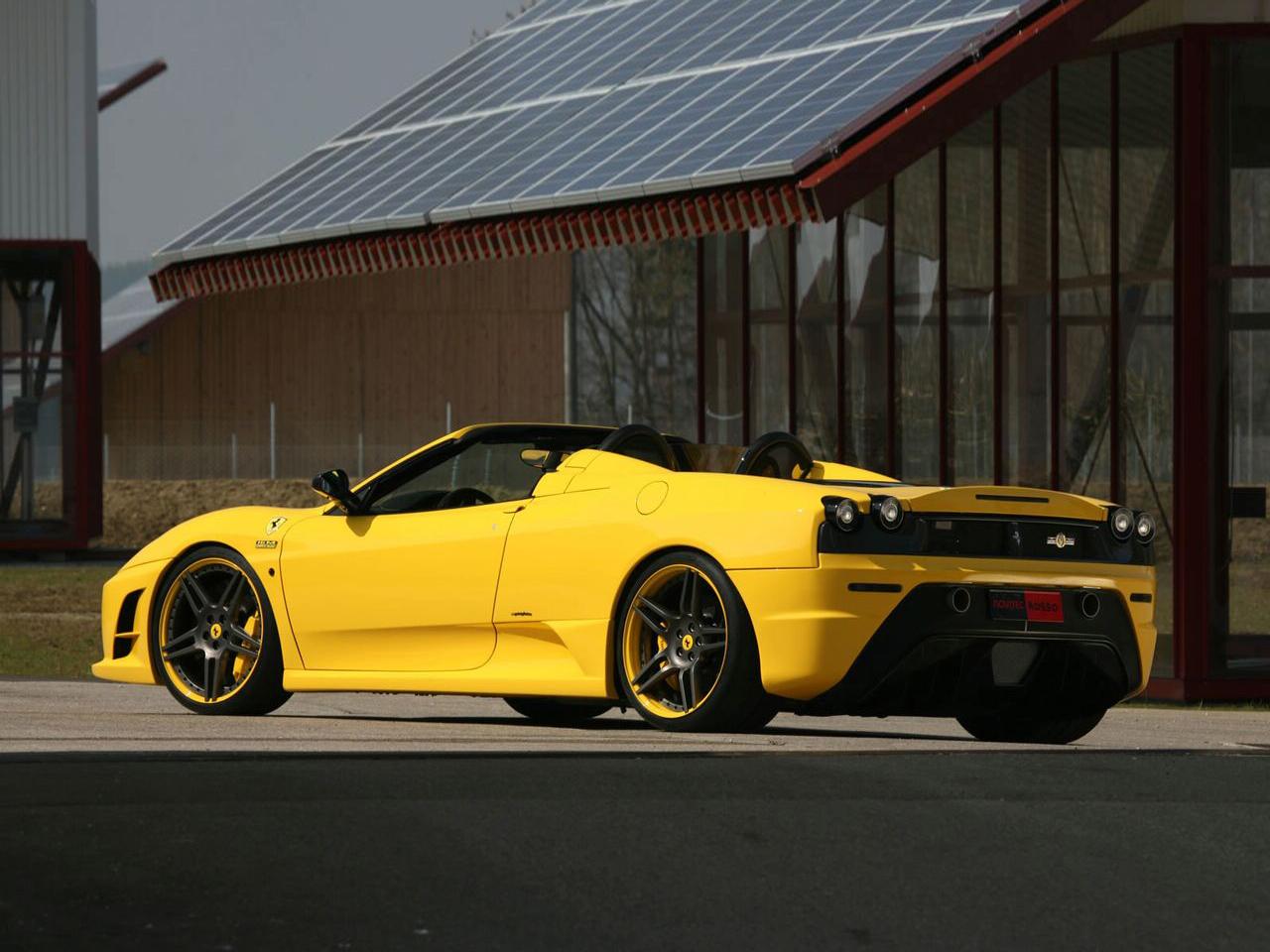 Обои Yellow Ferrari 1280x960