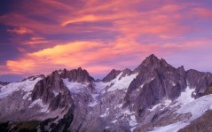 Закат в горах, красивая на рабочий стол / 1600x1200