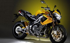 Жёльтый мотоцикл - на рабочий стол / 1600x1200